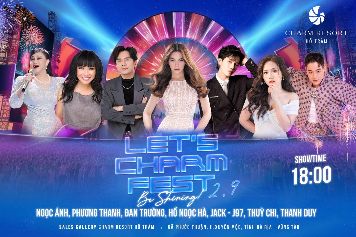 Let’s Charm Fest 2022 Siêu lễ hội lớn bậc nhất Hồ Tràm dịp lễ 2/9/2022 do Charm Group tổ chức